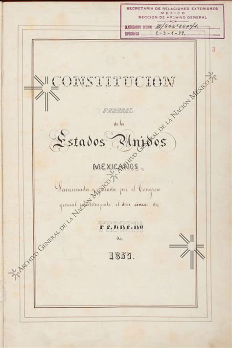 constitución de 1857 - maquina de salgados